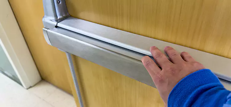 Installing a Push Bar on a Door Parkersburg